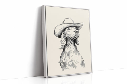 The Canine Cowboy Stands Tall
