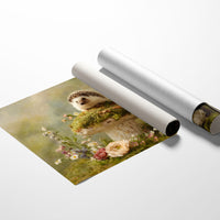 Tiny Guardian Of Mossy Throne