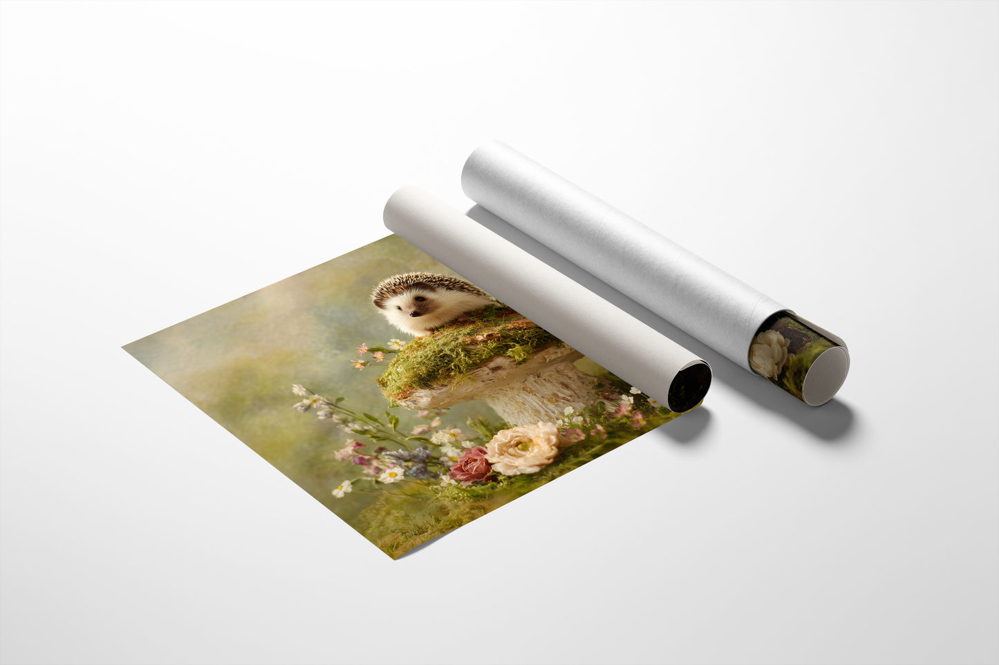 Tiny Guardian Of Mossy Throne