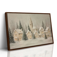 Snow Falls On Silent Chapel Street