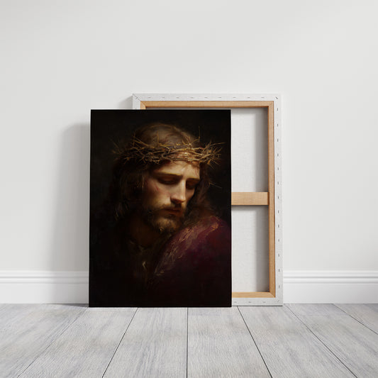 Sacred Art Upon Wooden Rest