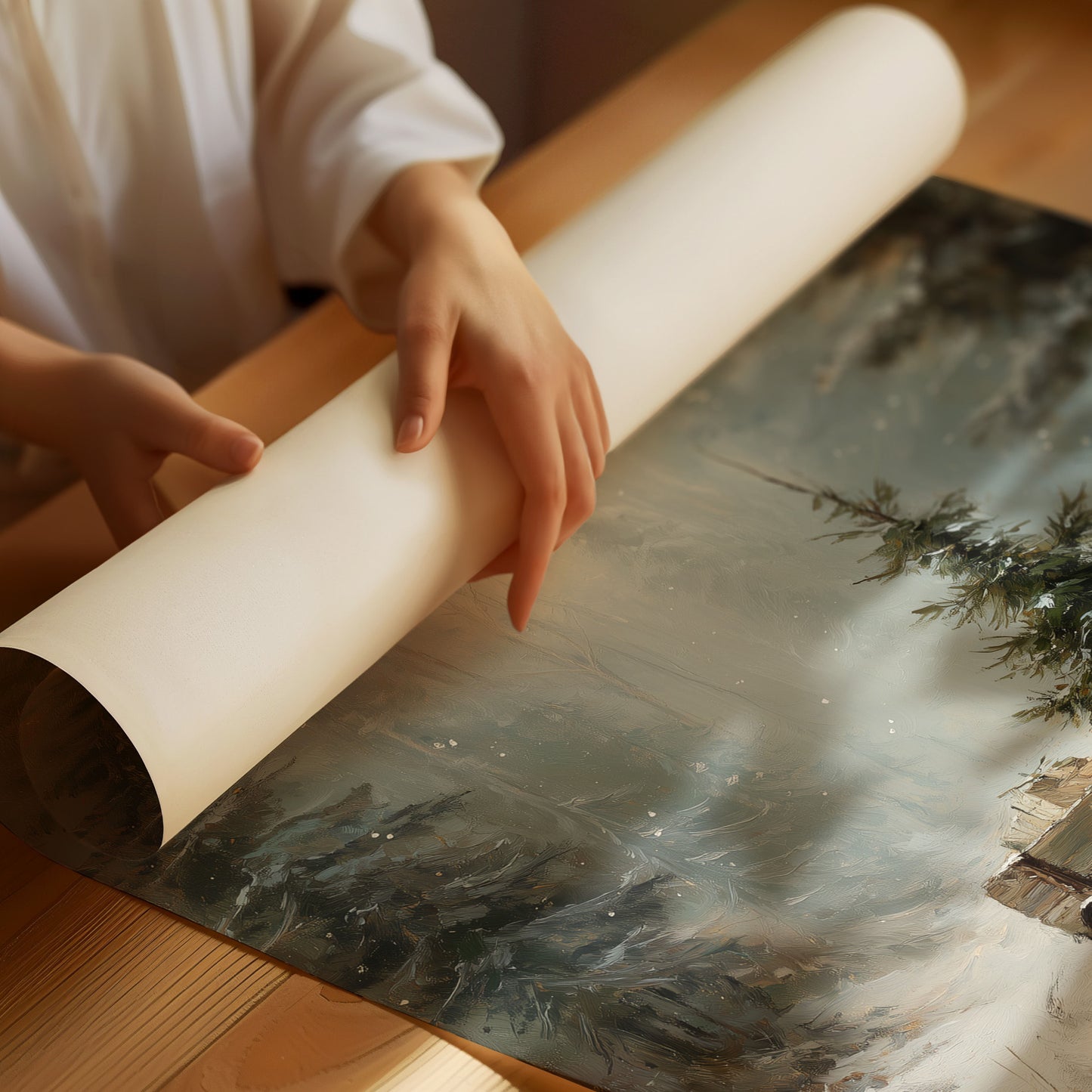 Winter Wagon Carries Forest Memories