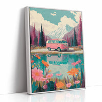 Journey Through Blooming Reflections