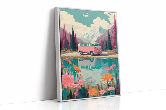 Journey Through Blooming Reflections