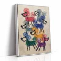 A Parade of Playful Poodles