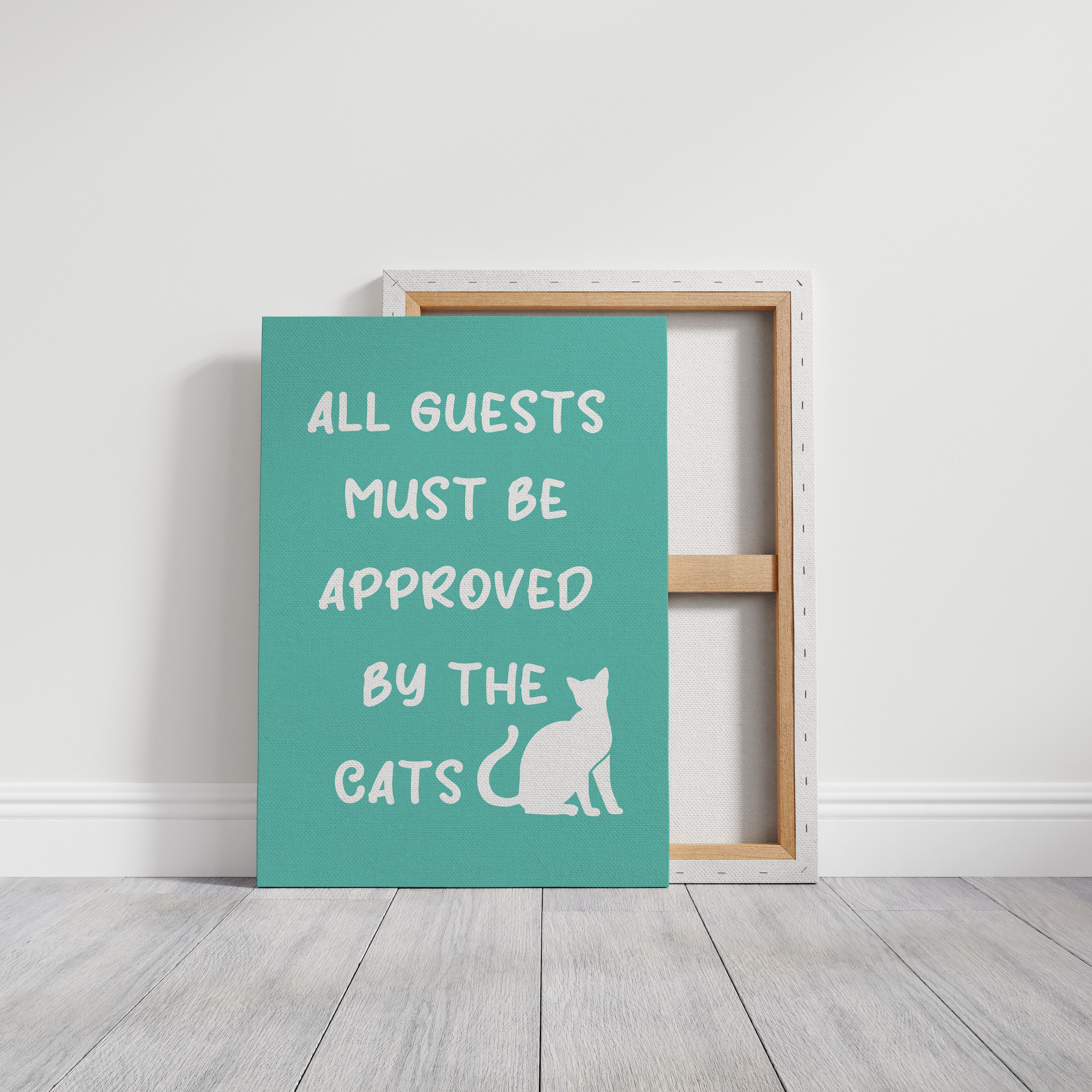 Entrance Requires Feline Approval