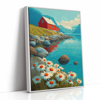 Nestled Among Daisies and Stones