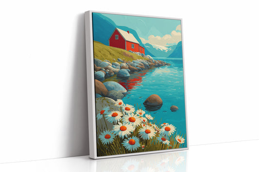 Nestled Among Daisies and Stones