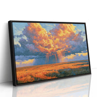 Fire in the Prairie Sky