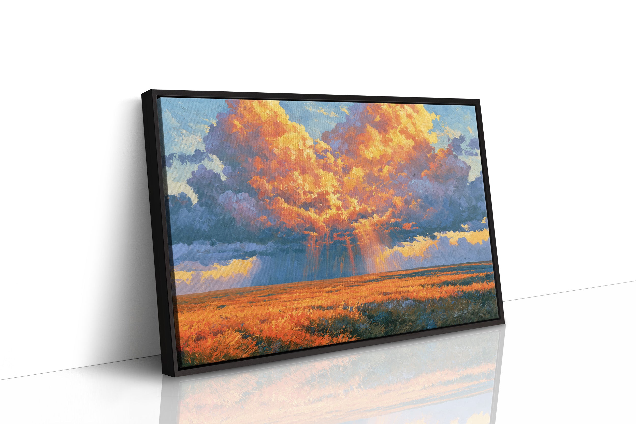 Fire in the Prairie Sky