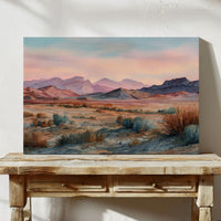 Dawn Paints The Desert's Wild Heart