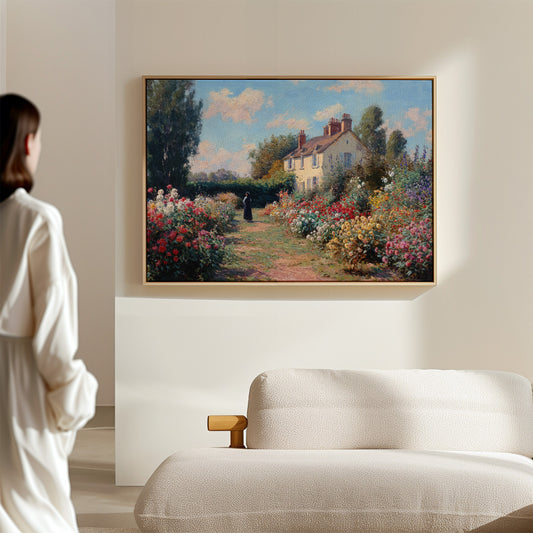 A Path Through Blooming Memories