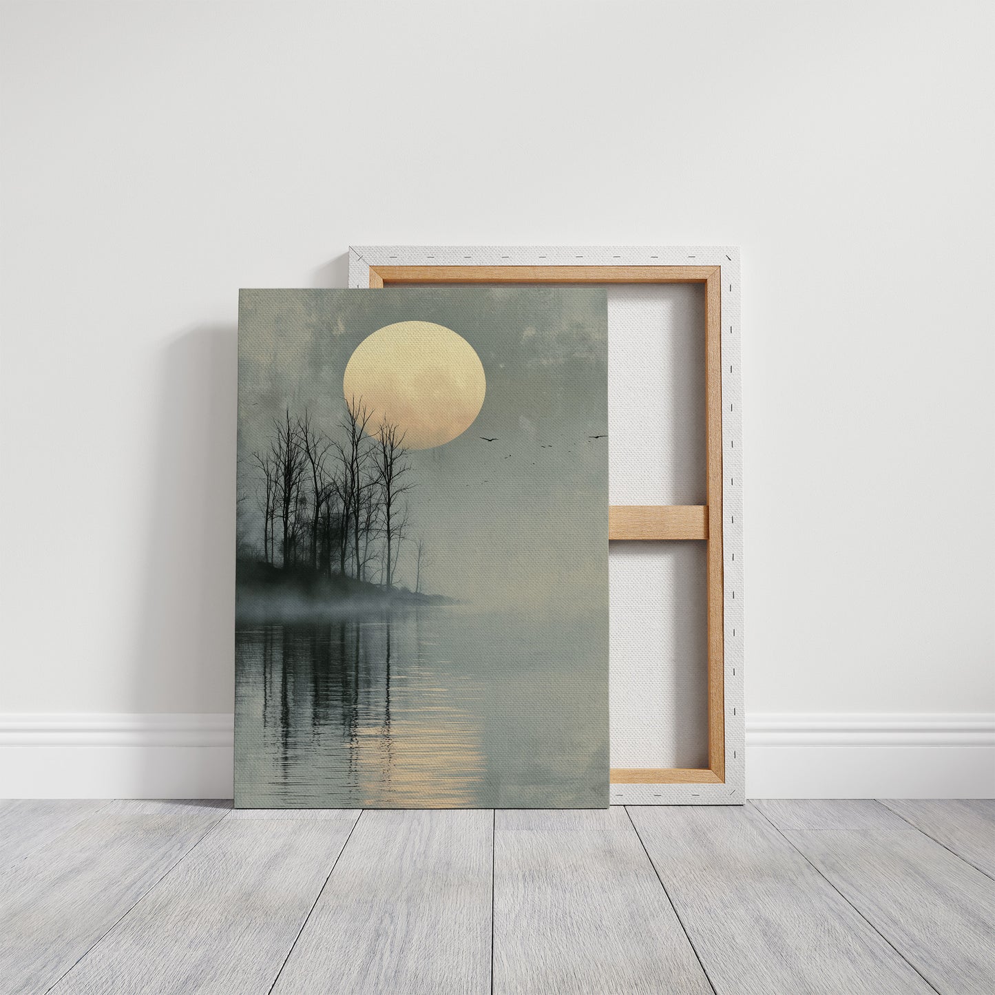 Bare Trees, Wide Water Moon