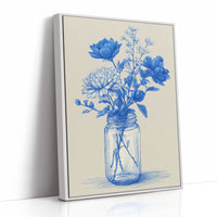 Blue Peonies Paint Their Stories