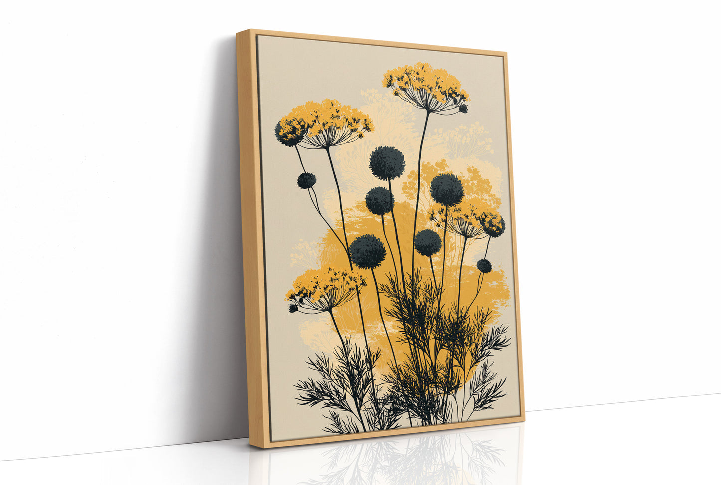 Yarrow and Allium in Gold