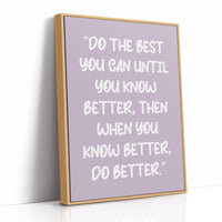 Do The Best You Can Quote Print