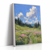 Pathway Through Blooming Meadows