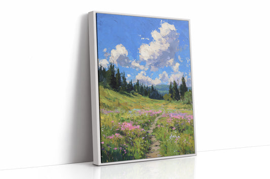 Pathway Through Blooming Meadows