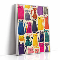 Feline Fiesta in Color
