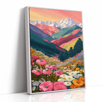 Mountains Adorned in Floral Splendor