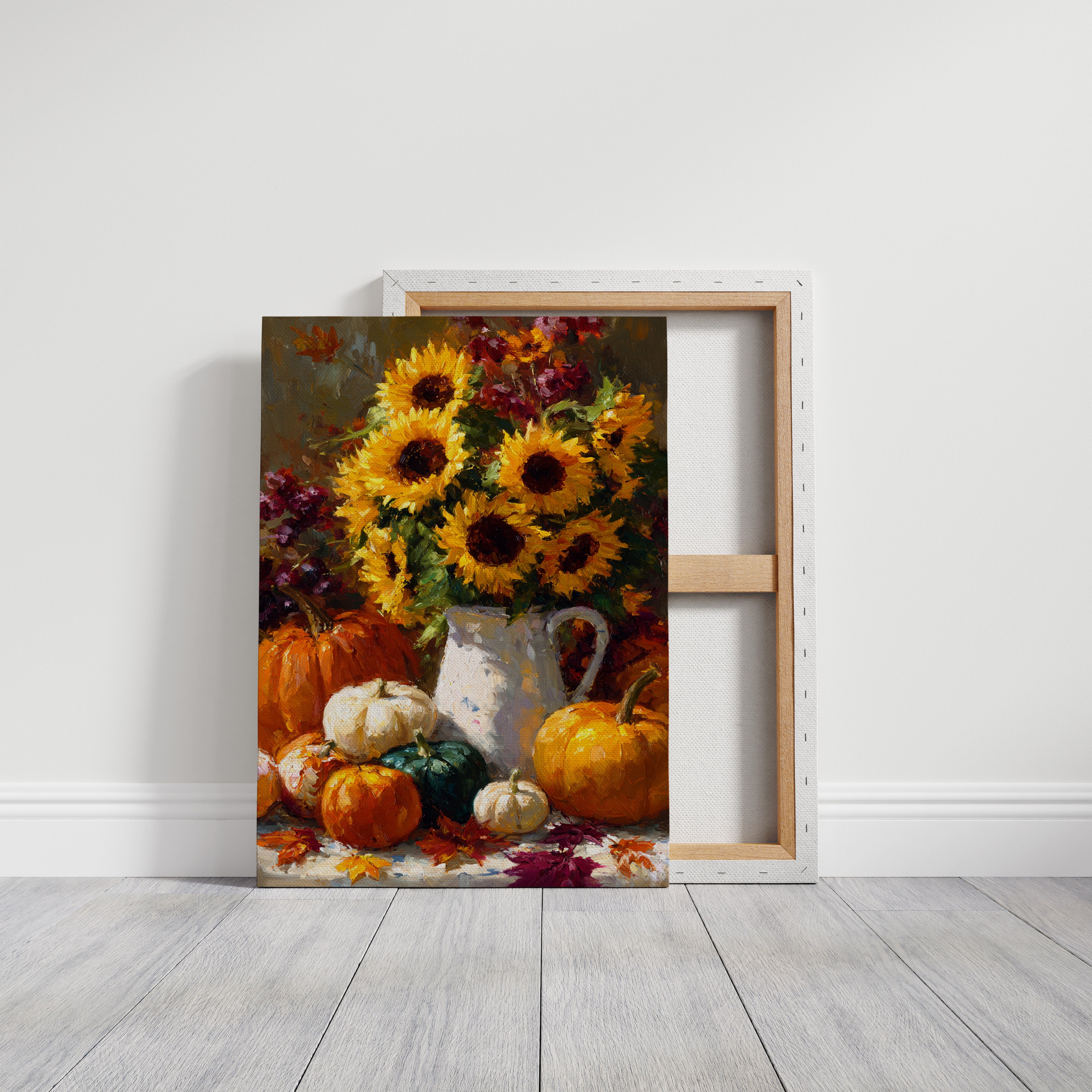 Autumn's Warmth In Sunflower Light
