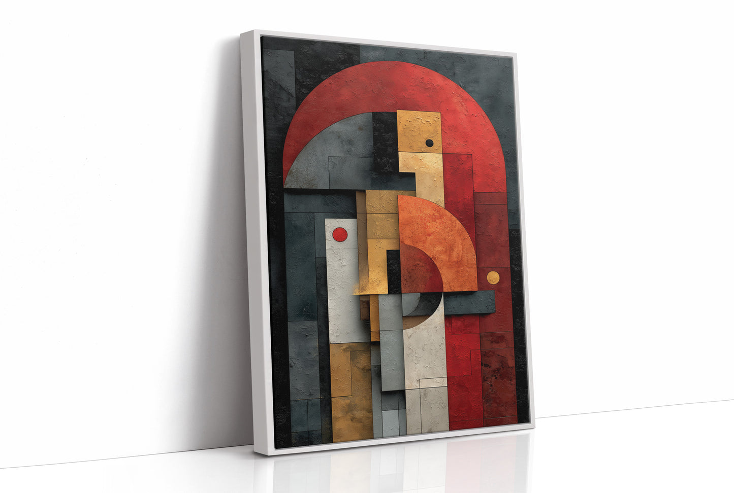 Geometric Rhythms In Rust And Steel