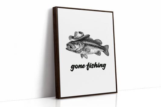 Gone Fishing Cowboy Bass