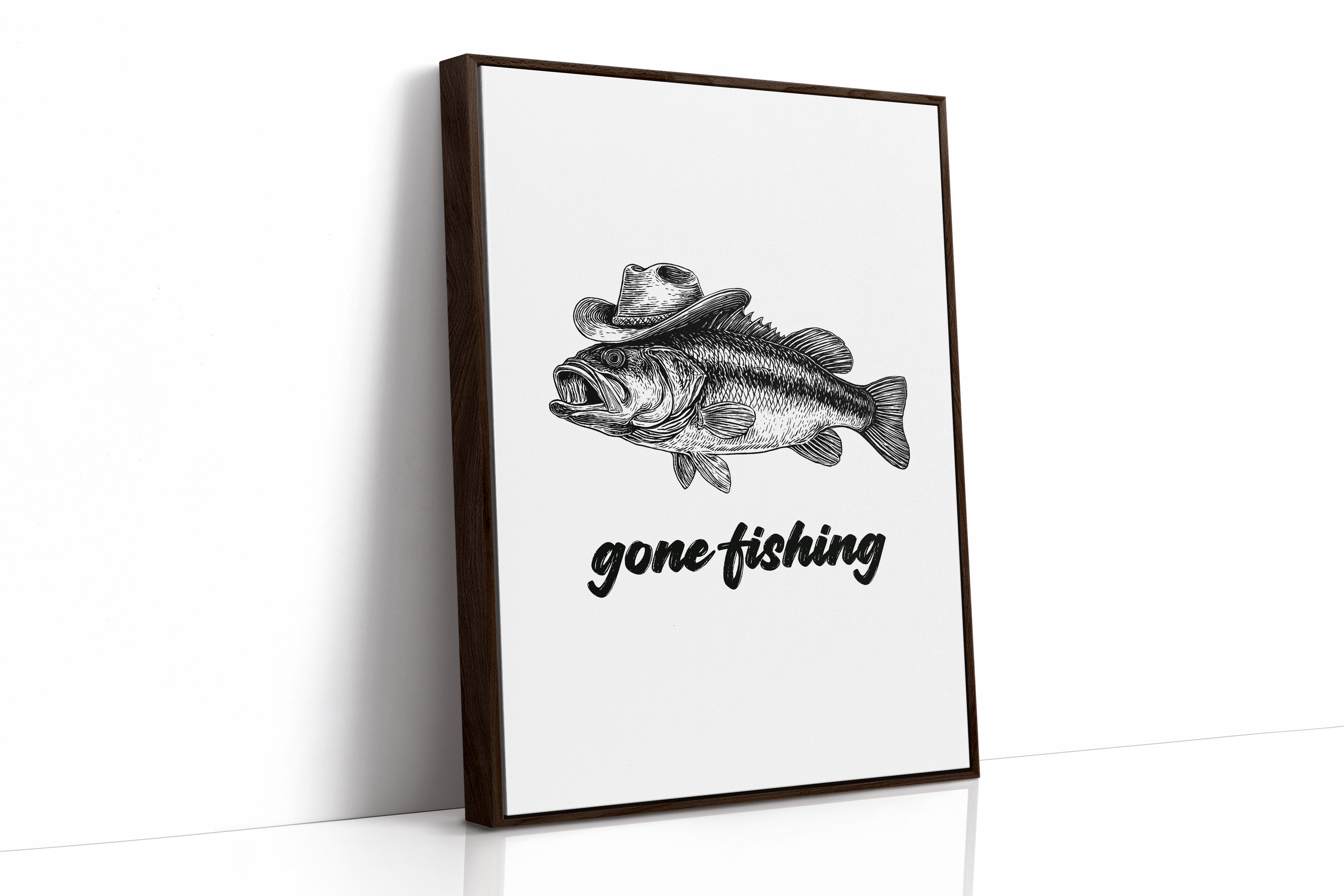 Gone Fishing Cowboy Bass
