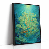 Seafoam Dances In Sunlit Depths