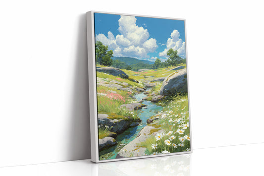 Meandering Through Sunlit Meadows