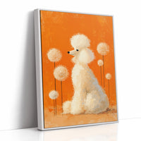 A Poodle's Playful Garden