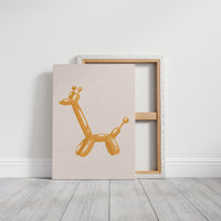 A Giraffe's Playful Journey