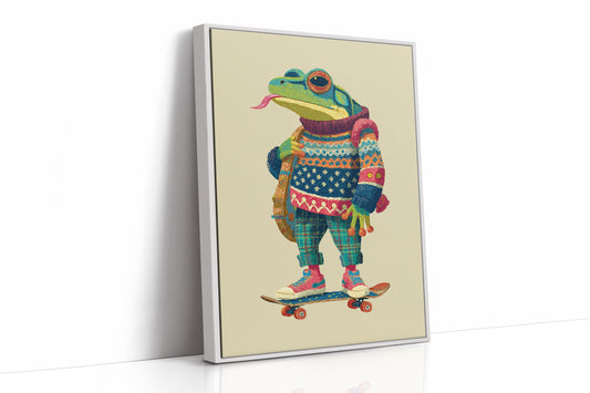 A Skateboarding Tale of Color