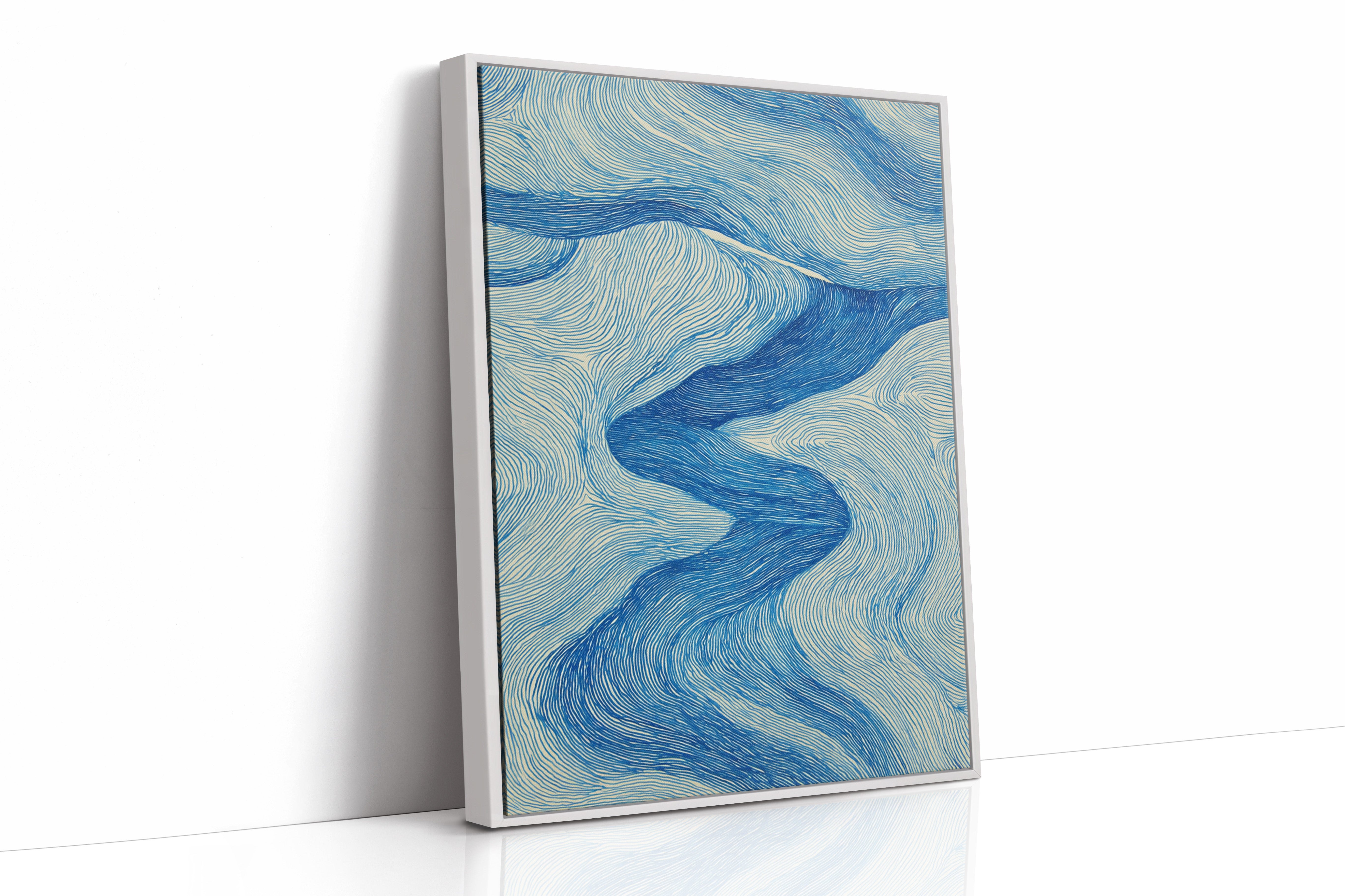 Currents of Blue and White