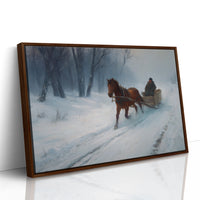 Winter's Tale Through Birch And Snow