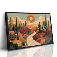 Sundown on the Desert Path