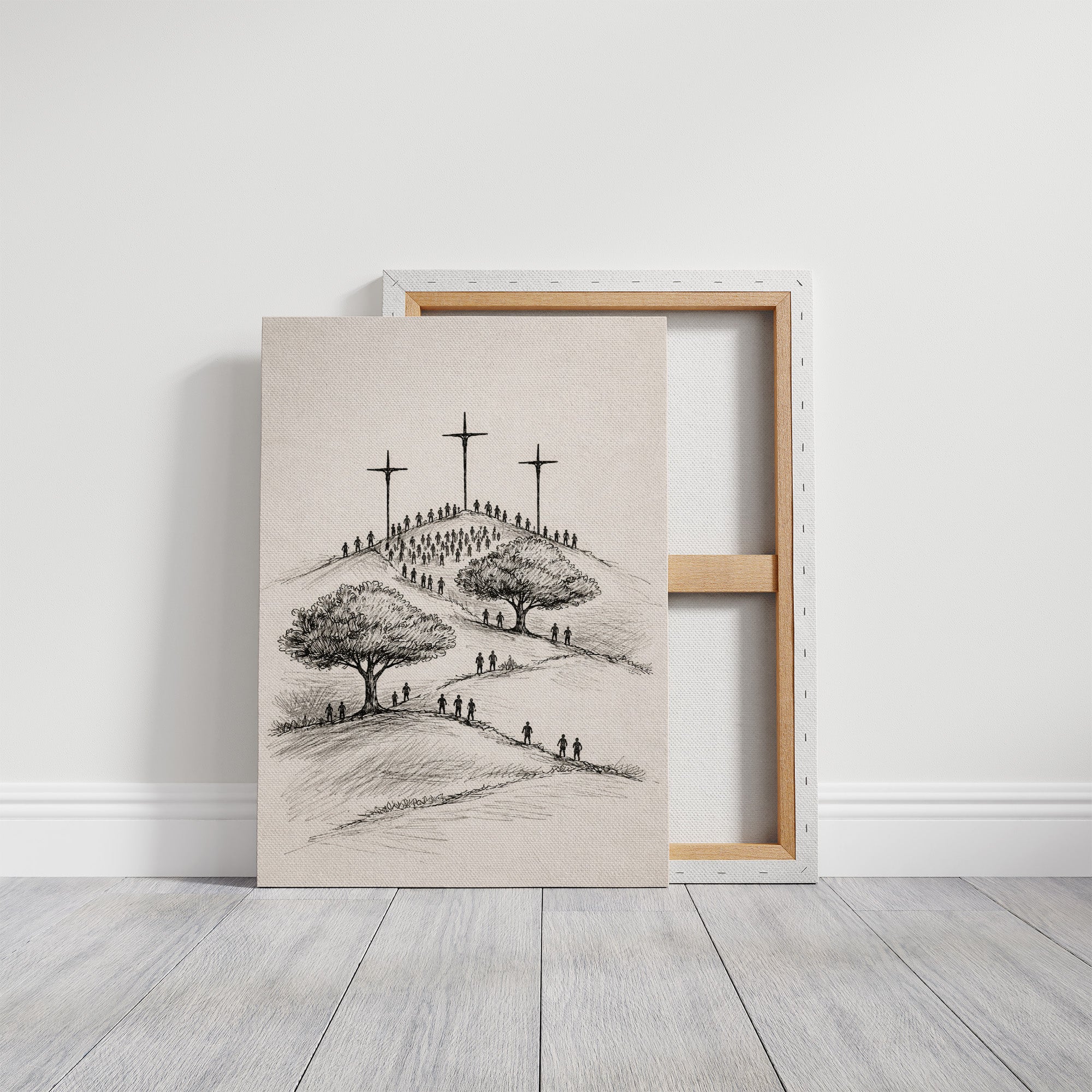 Pilgrimage Toward Three Crosses