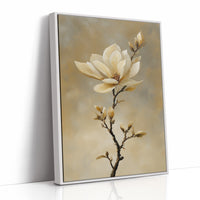 Magnolia Petals Dance In Morning Light