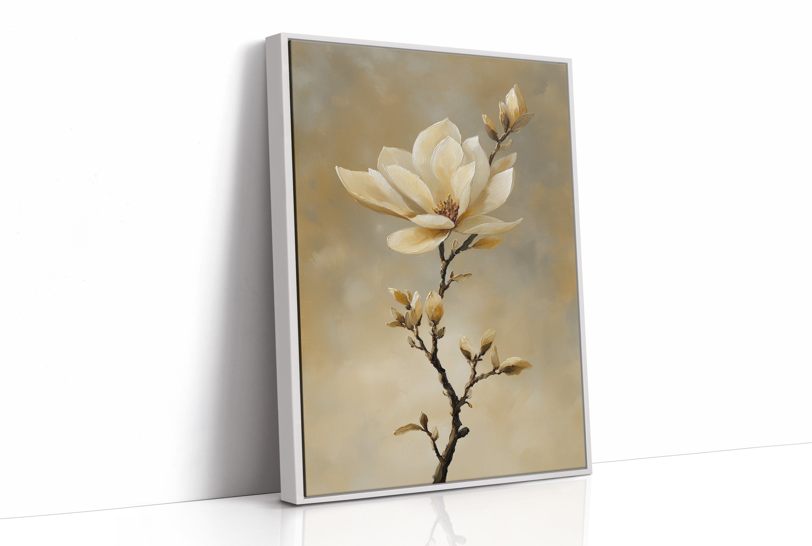 Magnolia Petals Dance In Morning Light