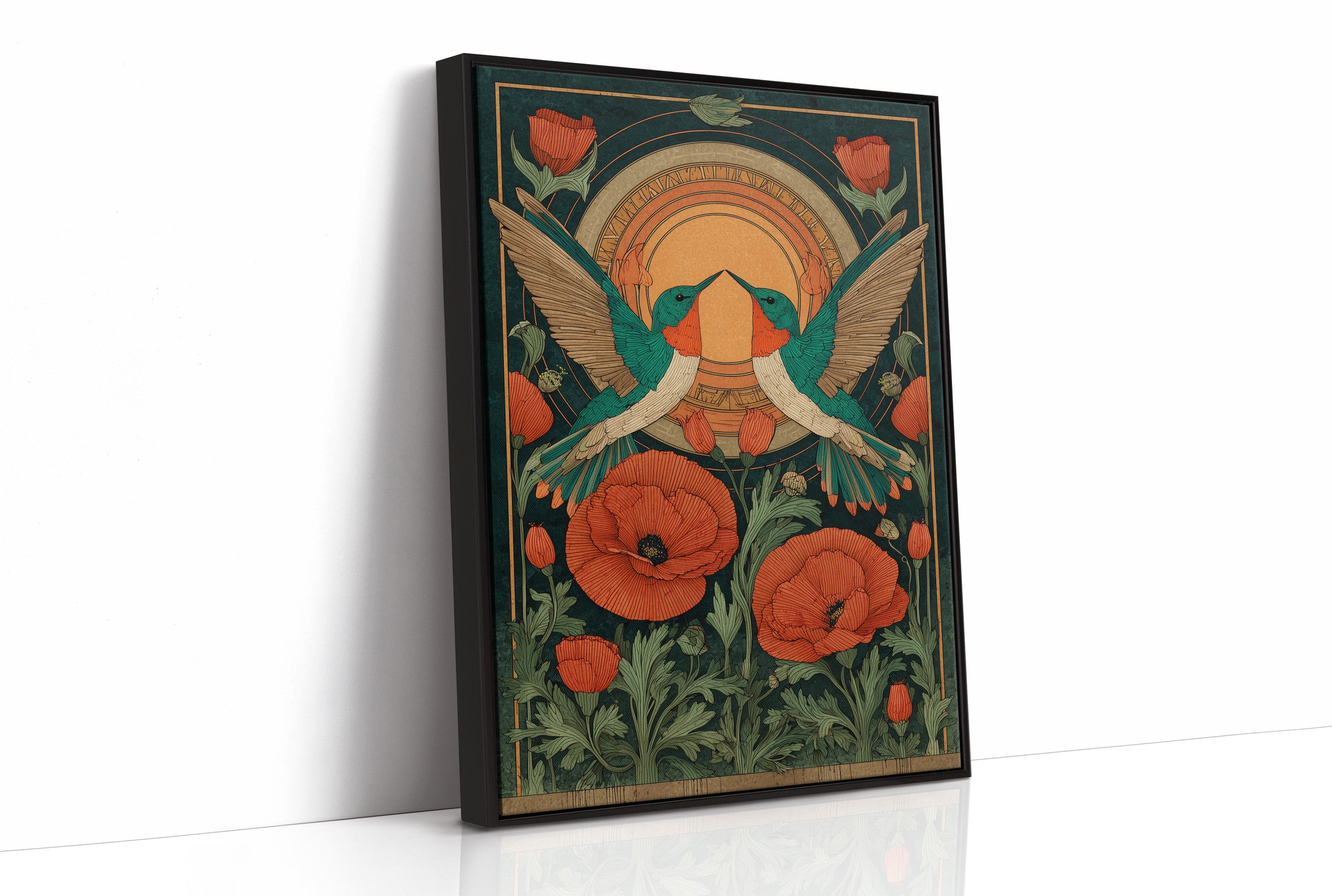 Twin Wings In Golden Bloom