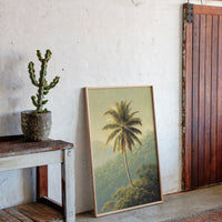 A Solitary Palm's Embrace