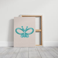 Turquoise Wings Paint Morning Fresh