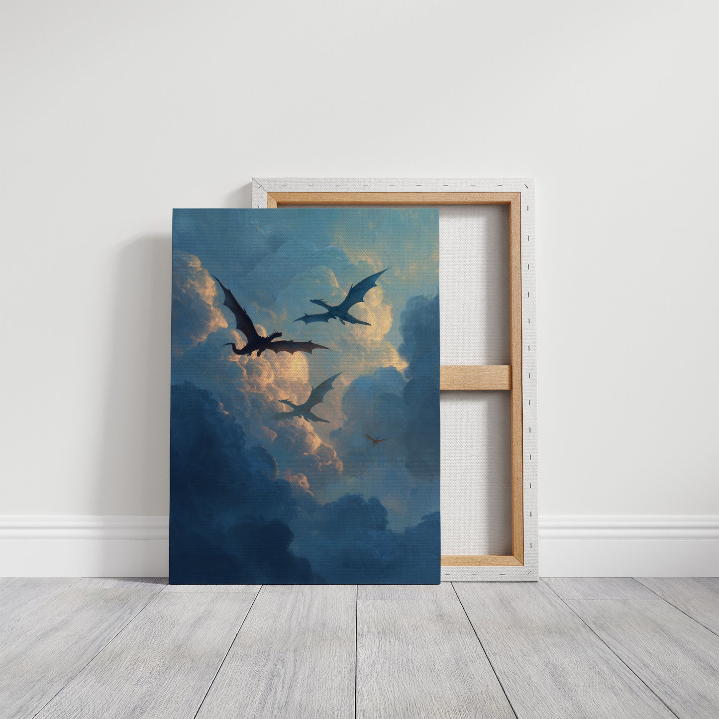 Dragons Soar Through Twilight Skies