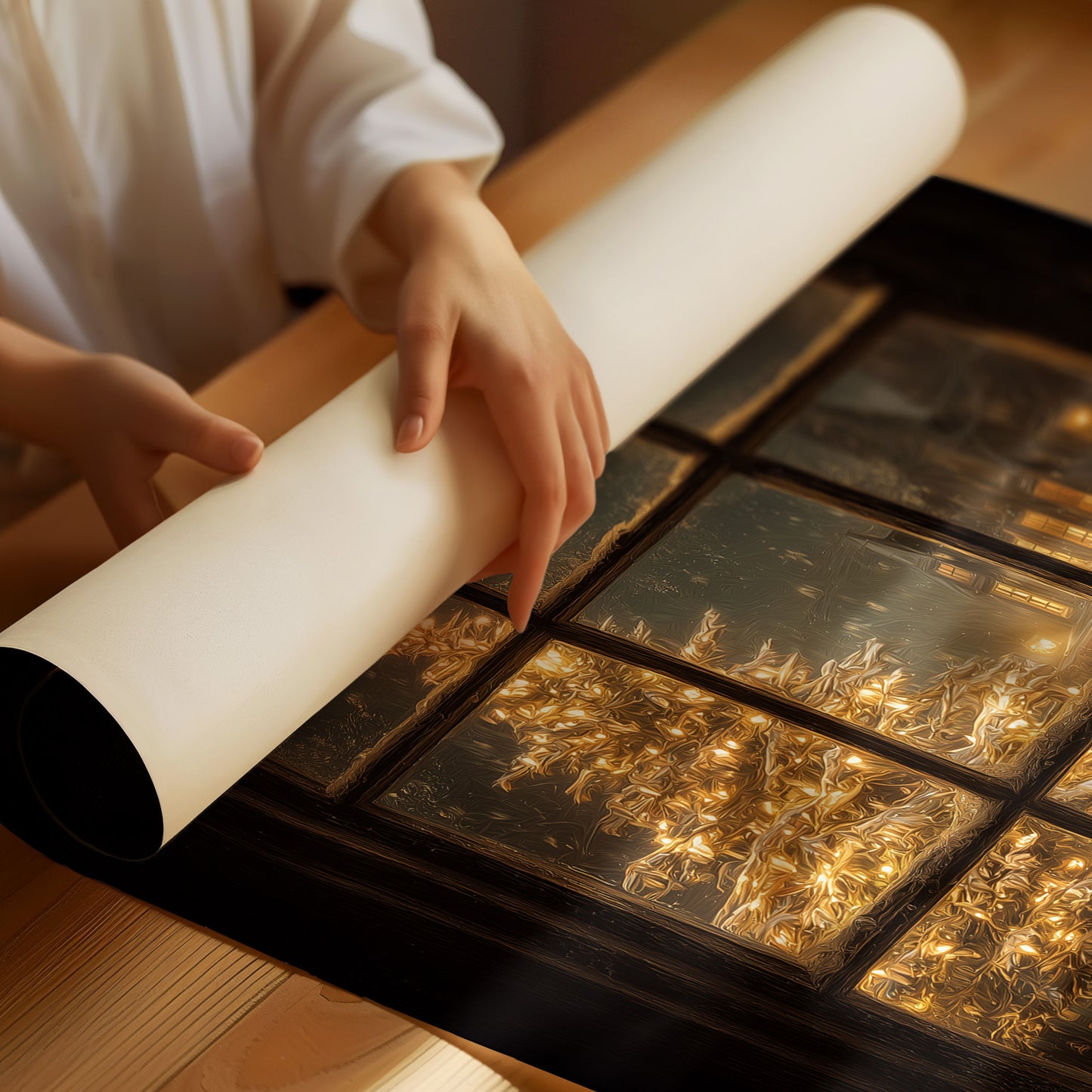 Winter's Light Through Frosted Panes