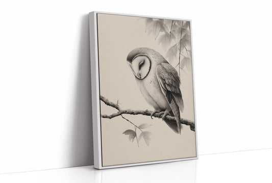 Twilight Perch In Gentle Gray