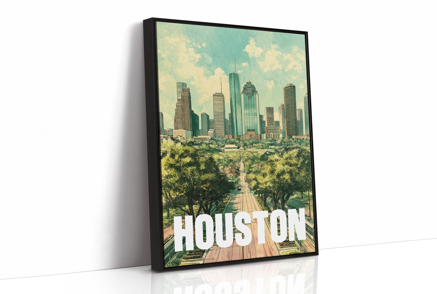 Houston, Riso Print