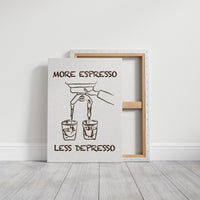 Coffee Wisdom Flows In Brown Lines