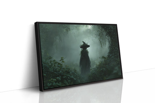 Mist Wanderer Among Ancient Trees