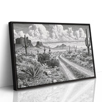 Where the Desert Road Wanders