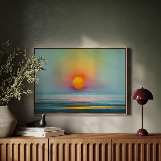 Ocean Dreams In Tangerine Light